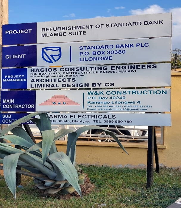 Standard Bank PLC, Mlambe Suite Revamp works
